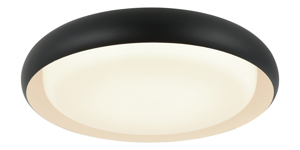 Milia Matte Black Flush Mounts