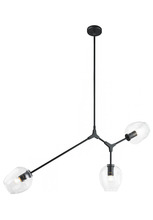 Matteo Lighting C49703BK - Cherry Blossoms Black Chandelier