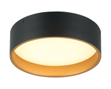 Matteo Lighting M10112MB - Novalee Matte Black Flush Mounts