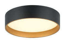 Matteo Lighting M10115MB - Novalee Matte Black Flush Mounts