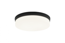 Matteo Lighting M10902MB - Circian Matte Black Flush Mounts
