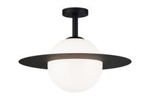 Matteo Lighting X60411BKOP - Saturn Black Flush Mounts