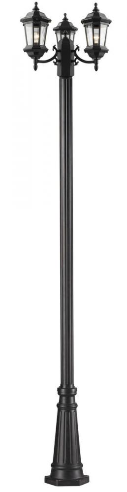 3 Light Outdoor Post Mounted Fixture