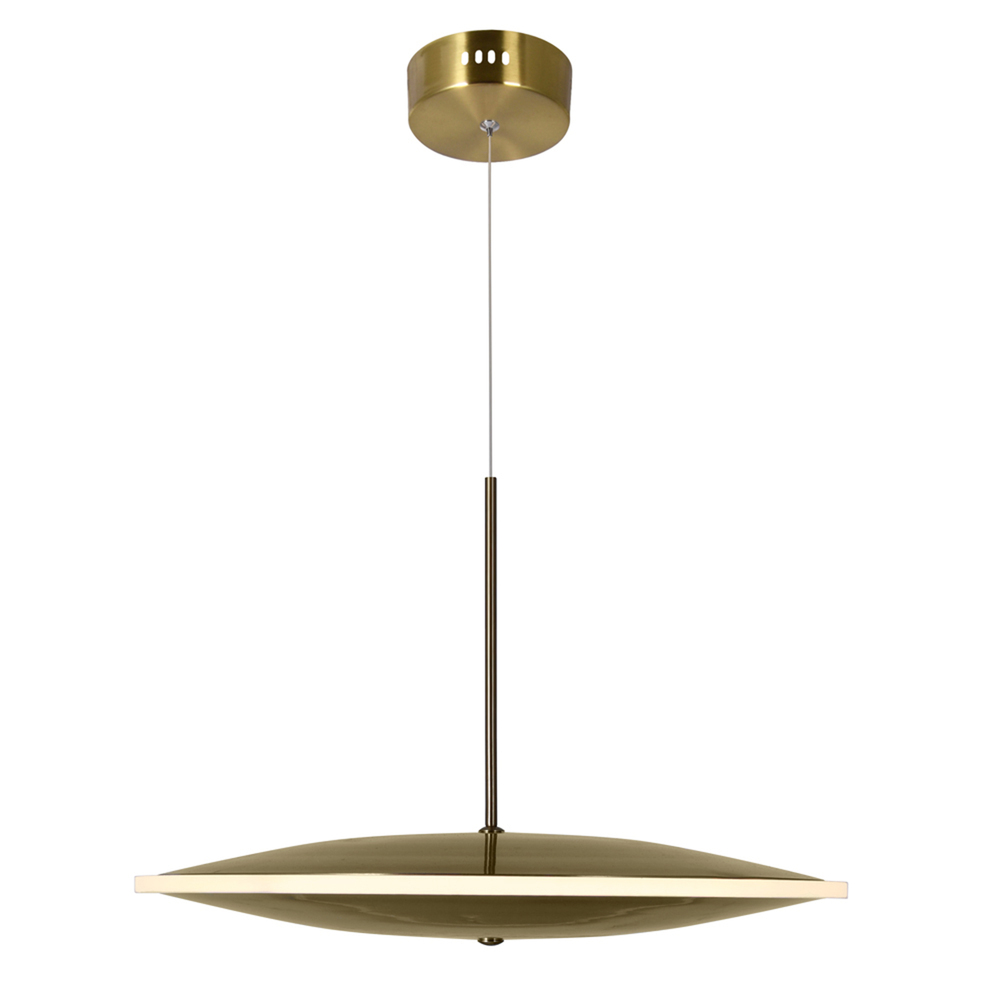 Ovni LED Pendant With Brass Finish