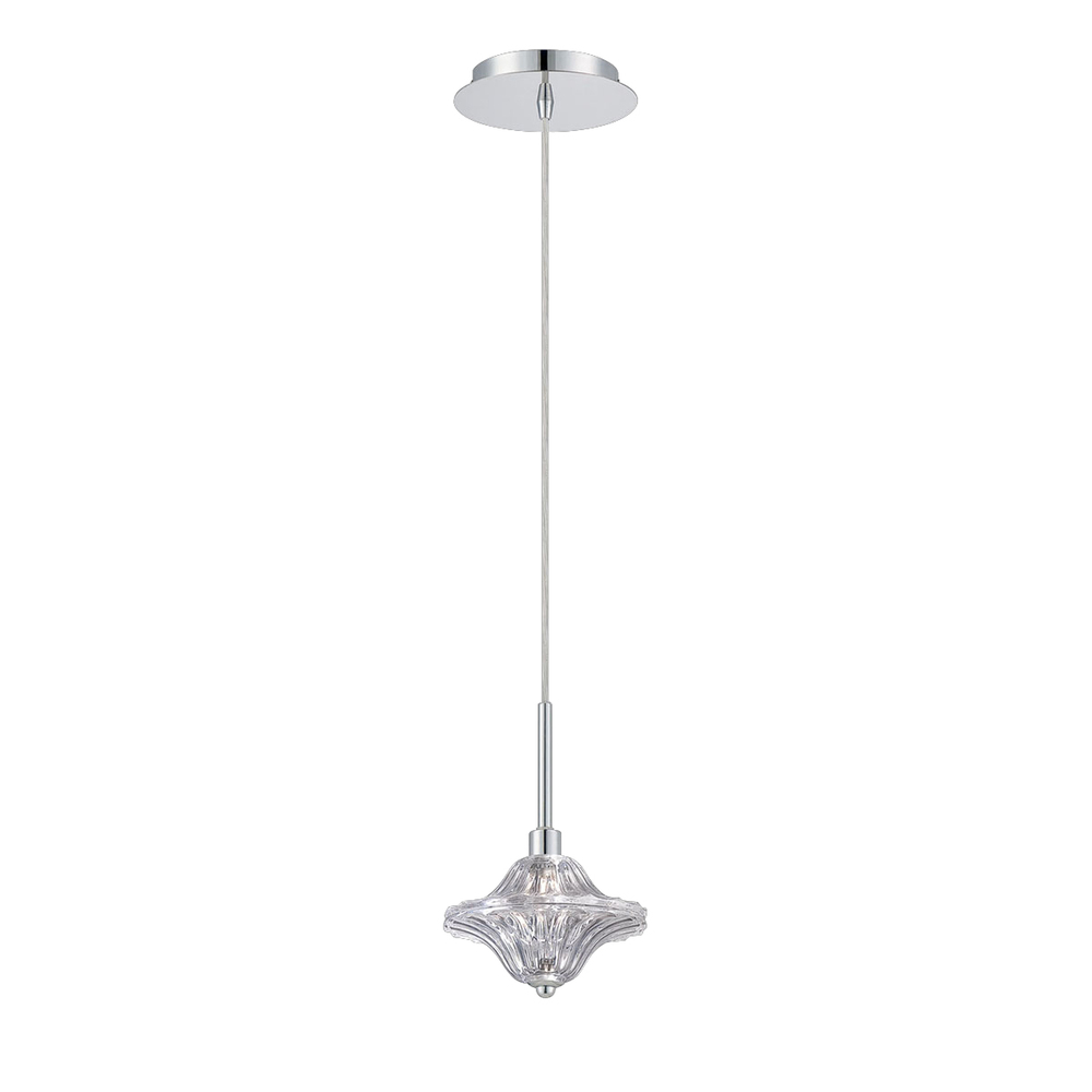 Dundas, 1Lt Pendant, Convertible, Chrome