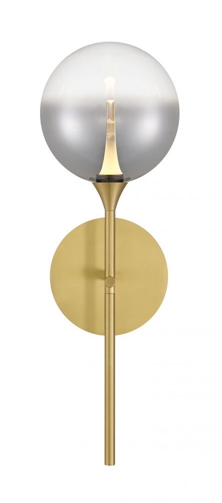 Iissa-Wall Sconce-19In-GD-Sk