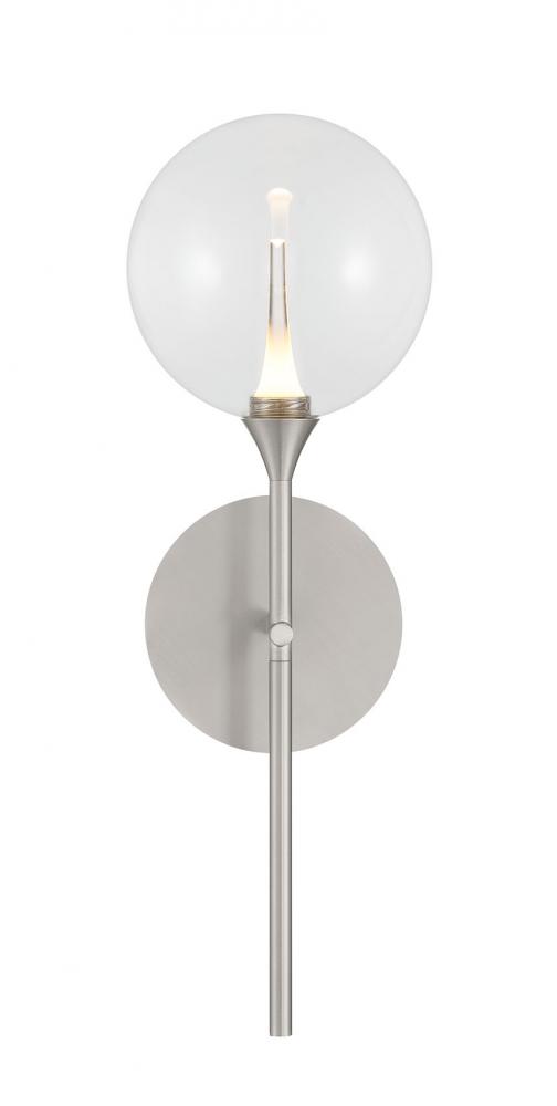 Iissa-Wall Sconce-19In-SN-CL
