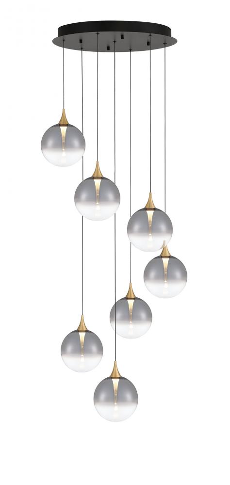Iissa-Chandelier-7Lt-21In-GD-Sk