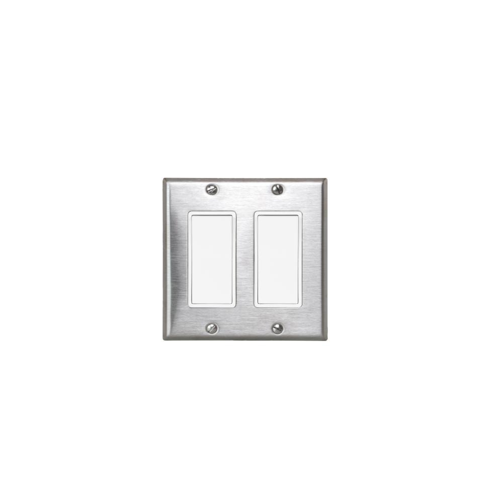 On/Off Switch with Stainless Steel Plate and Box