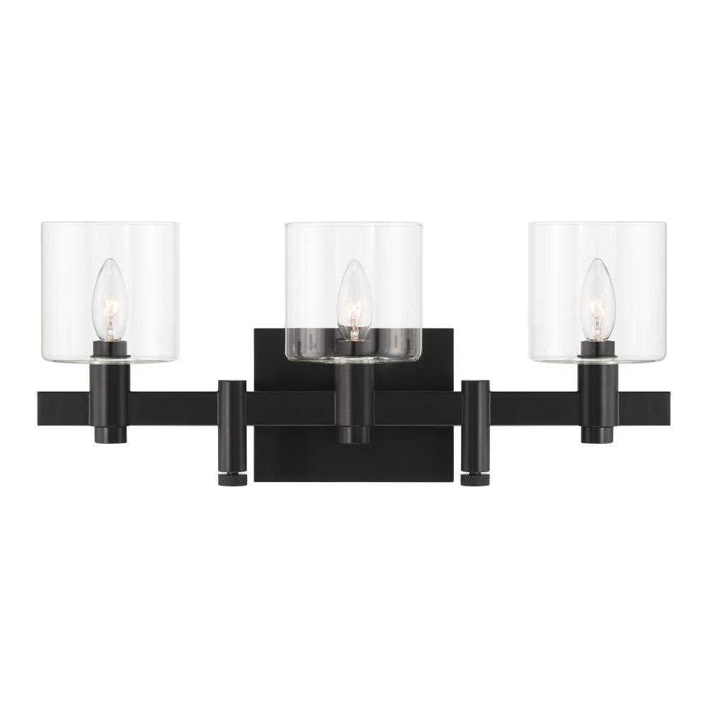 Decato 3 Light Sconce in Black