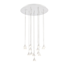 Eurofase 28177-012 - ALBION,14LT LED CHANDELIER,WHT