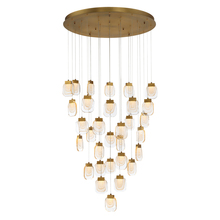 Eurofase 37193-010 - Paget, Chand, LED, 31LT , Rnd, Gold