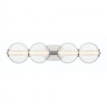 Eurofase 46810-014 - Atomo 4 Light Sconce in Chrome with Clear Glass