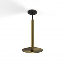 Koncept Inc CMP-S1-S-16-BRS+MBRS9 - Combi Pendant 16" Single Unit Brass with Matte Black Canopy