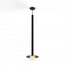 Koncept Inc CMP-S1-S-36-MTB+GDGY9+GLB - Combi Pendant 36" Single Unit Matte Black with Matte Black Canopy
