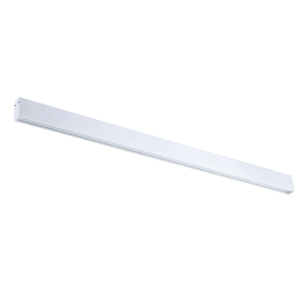 MAGNA White 1 Meter surface / pendant mount magnetic channel with Center Feed