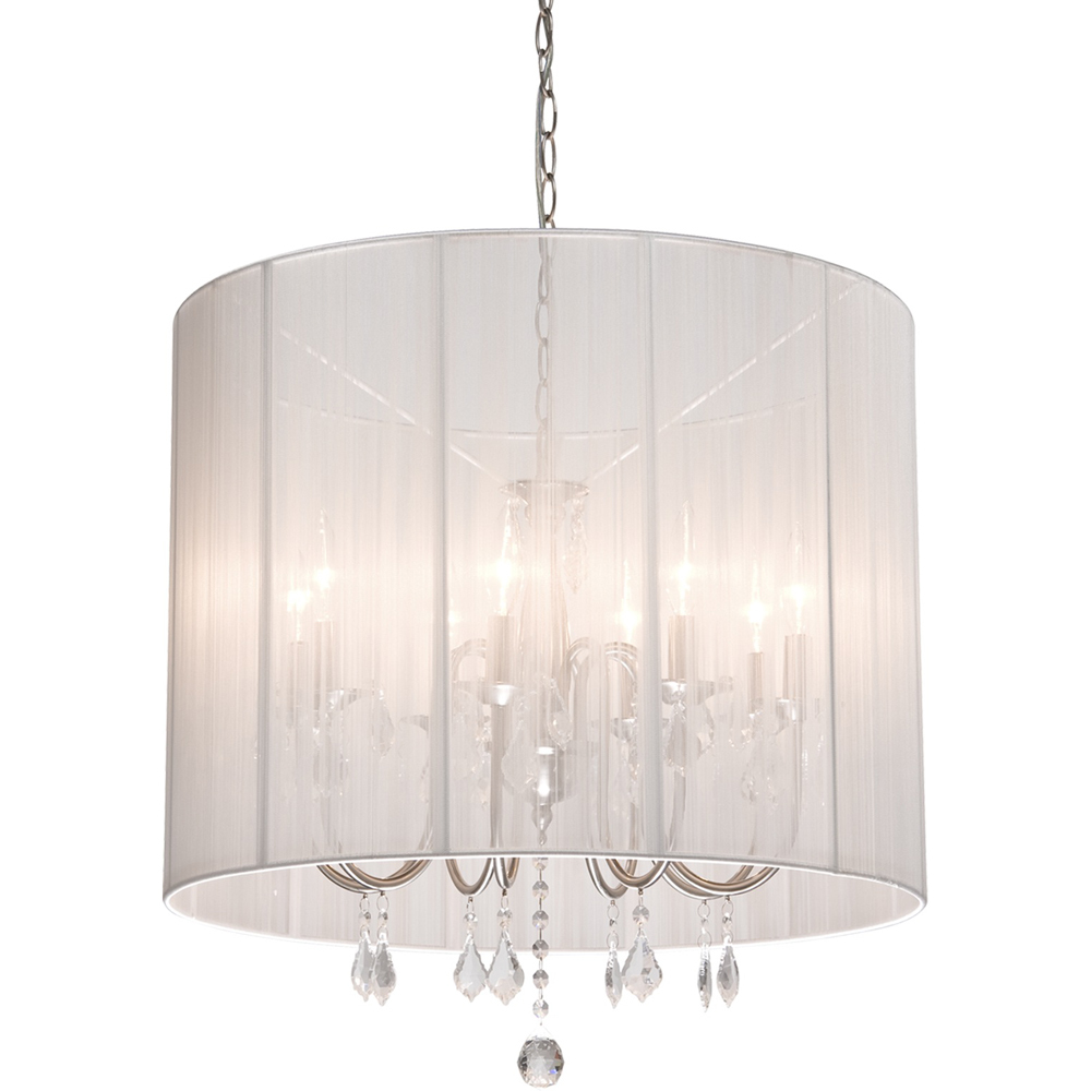 Claremont Polished Nickel Chandelier