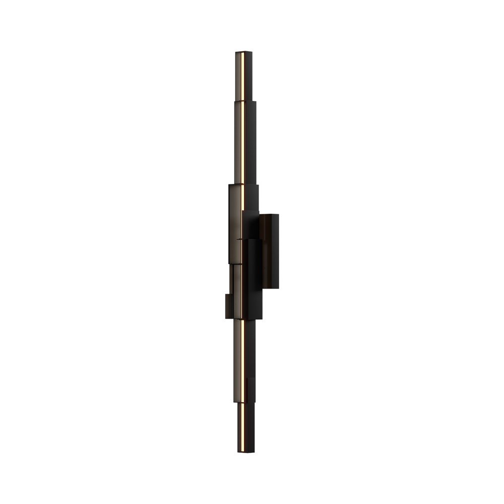 Enzo 48-in Black LED Wall Sconce