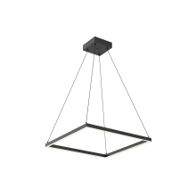Kuzco Lighting Inc PD88124-BK-UNV-010 - Piazza 24-in Black LED Pendant