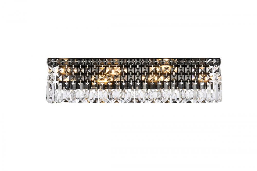 Maxime 26 inch black wall sconce