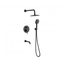 Elegant FAS-9002MBK - Shower Room Faucet 17-9/32" × 78" matte black