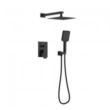 Elegant FAS-9003MBK - Shower Room Faucet 19-7/64" × 78" matte black