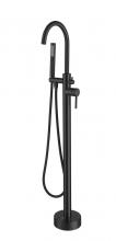 Elegant FAT-8001MBK - Tub Faucet 7 5/6" × 3‘ 8-7/8"  × 11 7/8" matte black