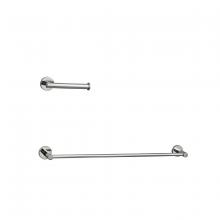 Elegant HWB-11S2PCH - Bathroom hardware set 24"x2.8"+6.2"x3.5" chrome