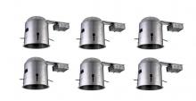 Elegant TC6R-E26-6PK - 5 INCH NON-IC REMODEL HOUSING, 120V, E26 SOCKET, FITS PAR30/BR30/R30, 75WMAX 6 PACK