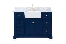 Elegant VF60248BL-BS - 48 inch Single bathroom vanity in blue