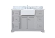 Elegant VF60248GR-BS - 48 inch Single bathroom vanity in grey