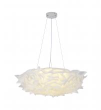 Bethel International Canada DLS106C30W - Chandelier Iron & Acrylic