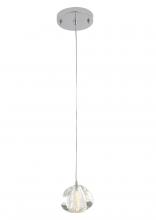Bethel International Canada DLS110P4C - Pendant Iron & Glass