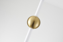 Bethel International Canada DLS114P23W - Gold Single Pendant Light