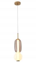 Bethel International Canada DLS34P15WG - LED Pendant Metal & Glass