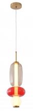 Bethel International Canada DLS37P17WGR - LED Pendant Metal & Glass