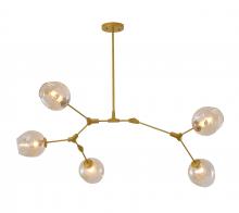 Bethel International Canada DLS56C59G - Chandelier Metal & Glass