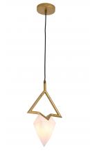 Bethel International Canada DLS60P12G - Pendant Metal & Acrylic