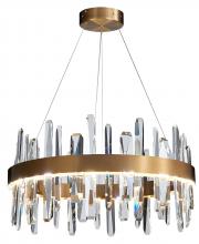 Bethel International Canada FT71C32G - LED Chandelier Stainless Steel & Crystal