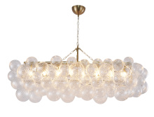 Bethel International Canada KM15C50BR - Brass Frame Chandelier