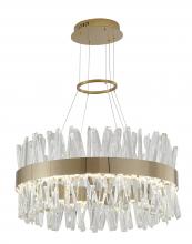 Bethel International Canada LX61C25G - LED Chandelier Stainless Steel & Crystal