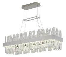 Bethel International Canada LX61C40CH - LED Chandelier Stainless Steel & Crystal