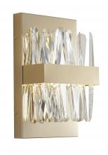 Bethel International Canada LX61W10G - Wall Sconce Stainless Steel & Crystal