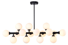 Bethel International Canada MU29BLK - Chandelier Metal & Glass