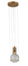 Bethel International Canada MU91P5BR - Single Pendant Lighting Antique Brass