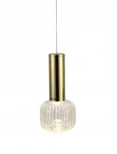 Bethel International Canada ZD06P8G - LED Pendant Metal & Glass