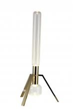 Bethel International Canada ZD13T25G - LED Table Lamp Metal & Glass