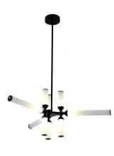 Bethel International Canada ZD25C43CO - LED Chandelier Aluminum & Glass