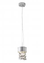 Bethel International Canada ZL13S-SLV - LED Pendant Metal & Crystal