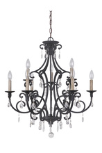 Craftmade 38929-MBK - 9 Light Chandelier